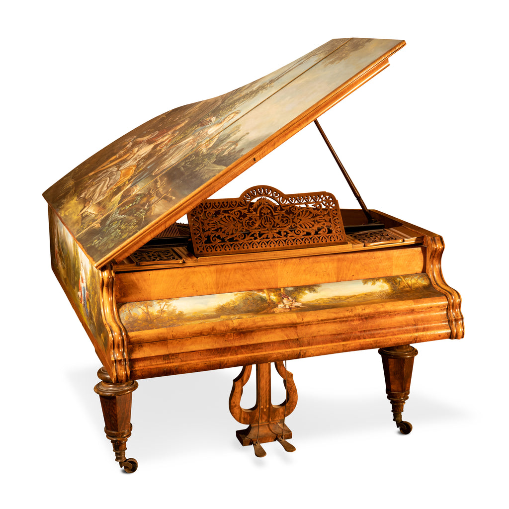 AUSTRIAN PROMBERGER & SON GRAND PIANO, 19TH CENTURY
