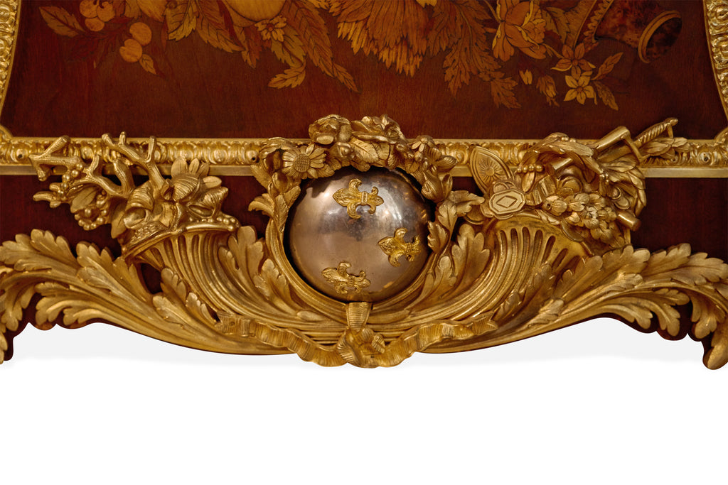 19th century French gilt-bronze mounted commode after the model by Jean-Henri Riesener