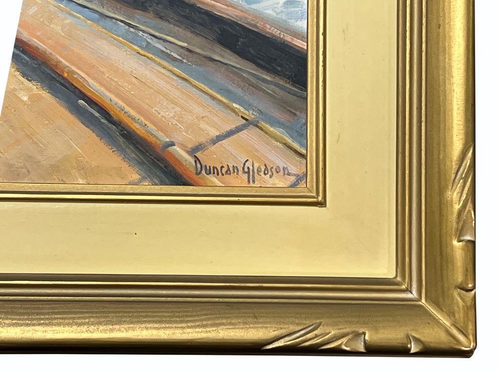 Joe Duncan Gleason - oil painting on panel