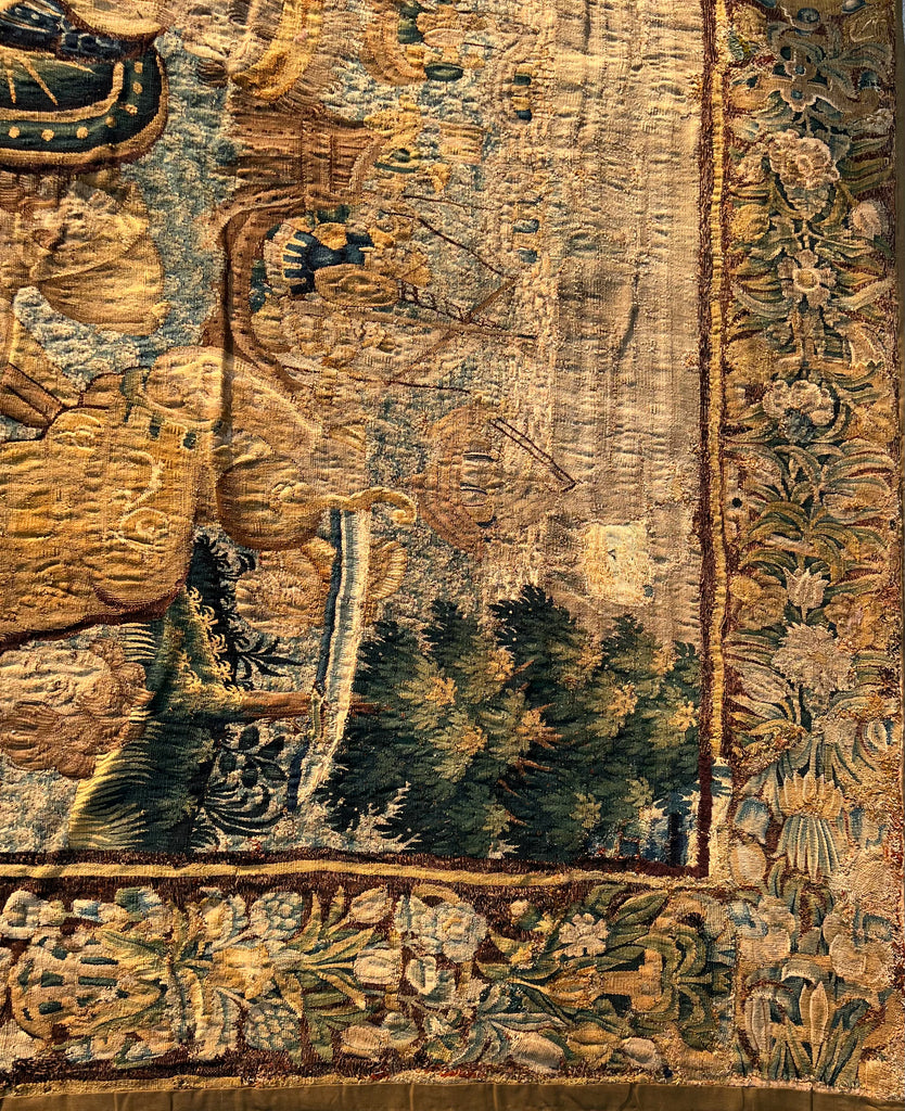 17th entury Flemish Century Baroque historical tapestry