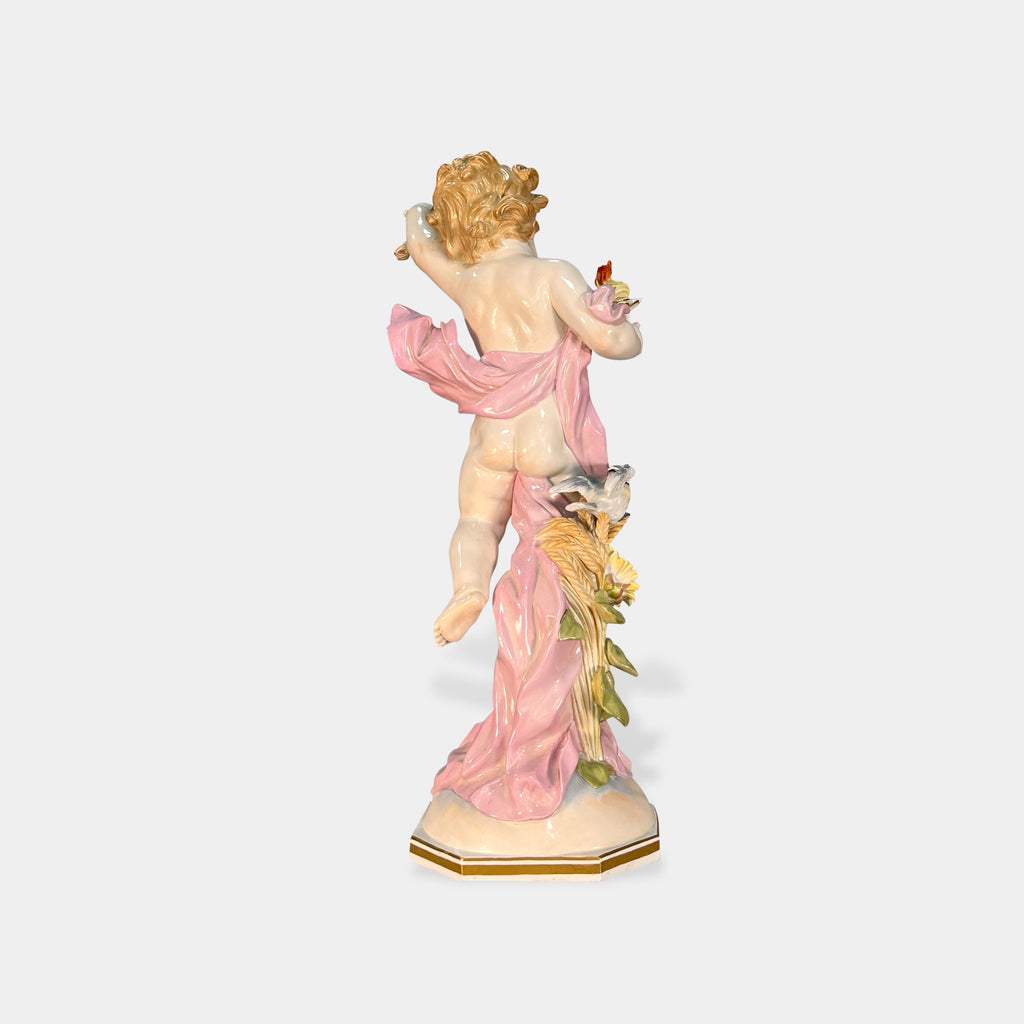 Large pair of 19th century Meissen figures - Day and Night