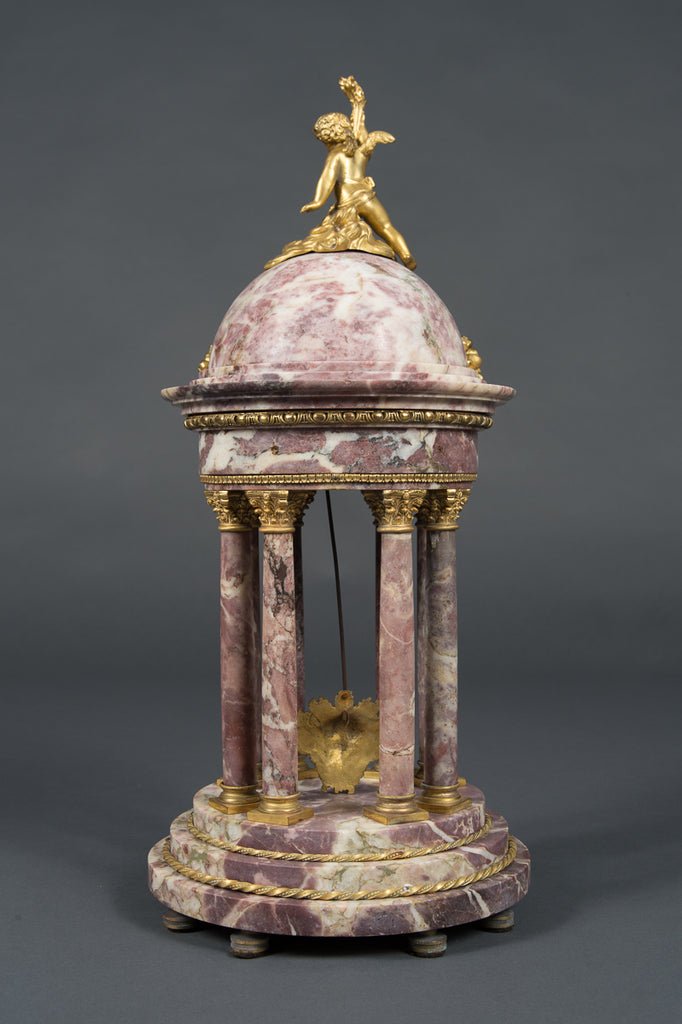 Tiffany & Co. Ormolu & marble Clock set